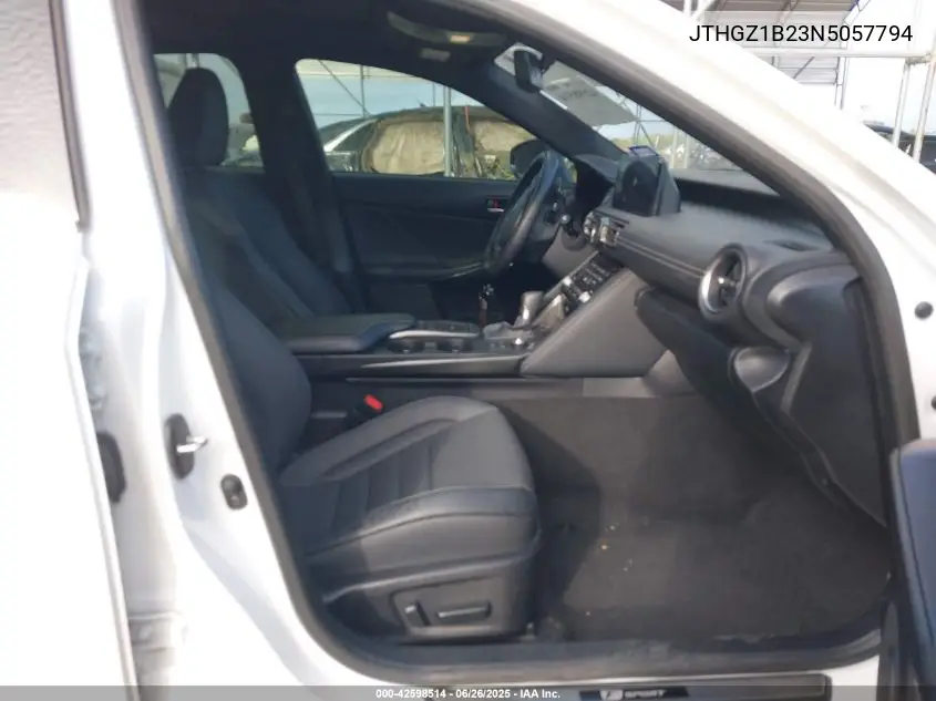 2022 Lexus Is F Sport VIN: JTHGZ1B23N5057794 Lot: 42598514