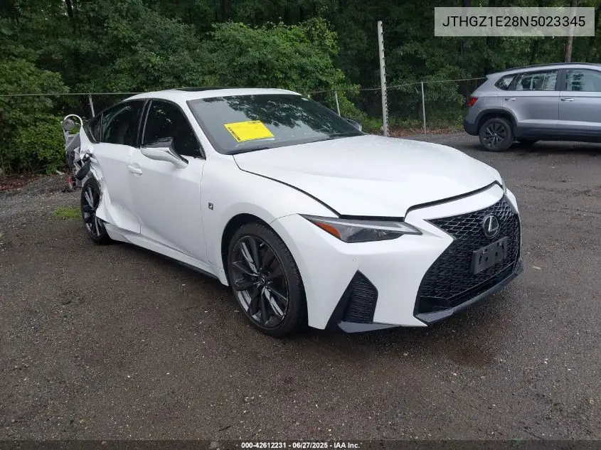 2022 Lexus Is 350 F Sport VIN: JTHGZ1E28N5023345 Lot: 42612231