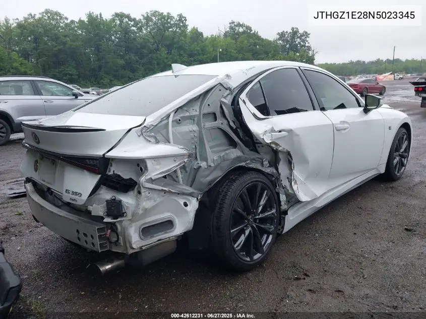 2022 Lexus Is 350 F Sport VIN: JTHGZ1E28N5023345 Lot: 42612231