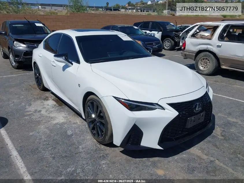 2022 Lexus Is 350 F Sport VIN: JTHGZ1B27N5057779 Lot: 42616214