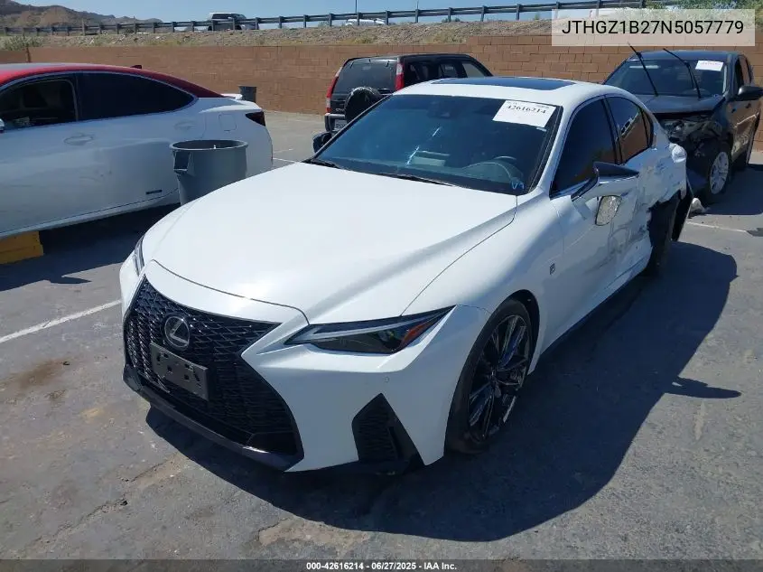 2022 Lexus Is 350 F Sport VIN: JTHGZ1B27N5057779 Lot: 42616214