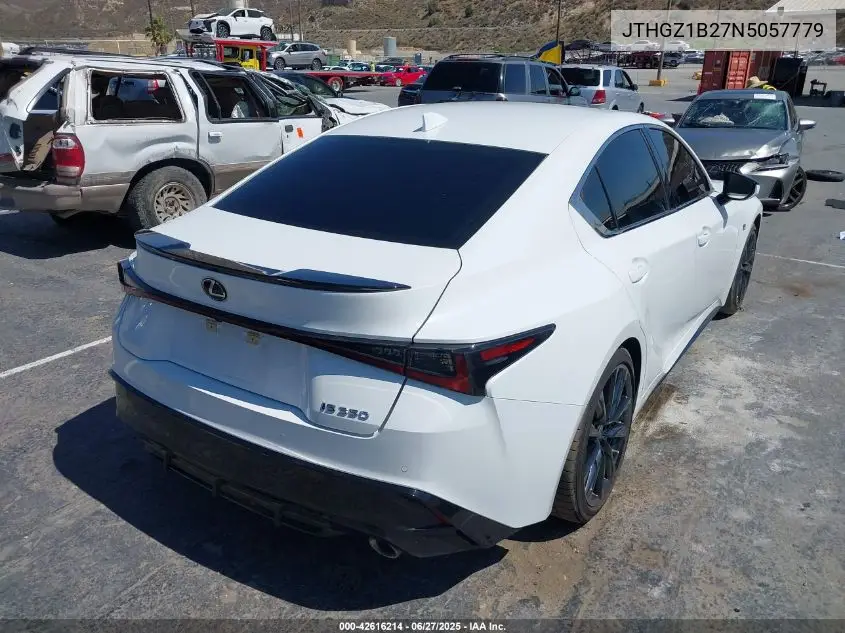 2022 Lexus Is 350 F Sport VIN: JTHGZ1B27N5057779 Lot: 42616214