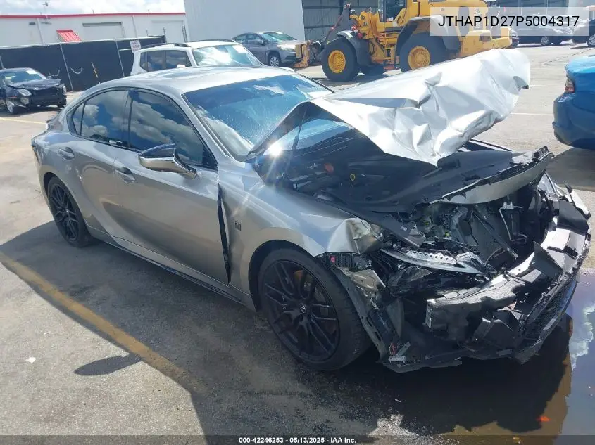 2023 Lexus Is 500 F Sport Performance Premium VIN: JTHAP1D27P5004317 Lot: 42246253