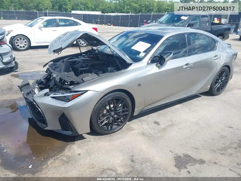 2023 Lexus Is 500 F Sport Performance Premium VIN: JTHAP1D27P5004317 Lot: 42246253