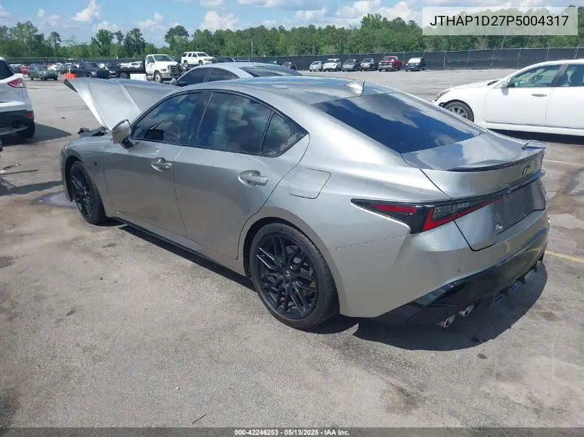2023 Lexus Is 500 F Sport Performance Premium VIN: JTHAP1D27P5004317 Lot: 42246253