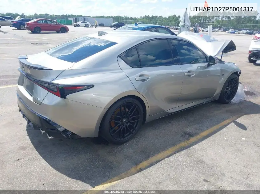 2023 Lexus Is 500 F Sport Performance Premium VIN: JTHAP1D27P5004317 Lot: 42246253