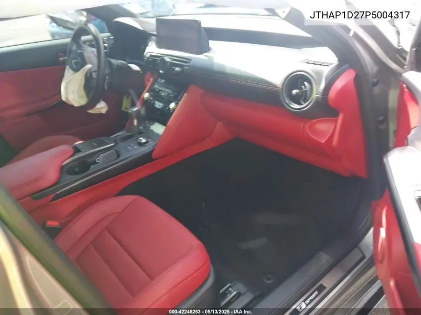 2023 Lexus Is 500 F Sport Performance Premium VIN: JTHAP1D27P5004317 Lot: 42246253