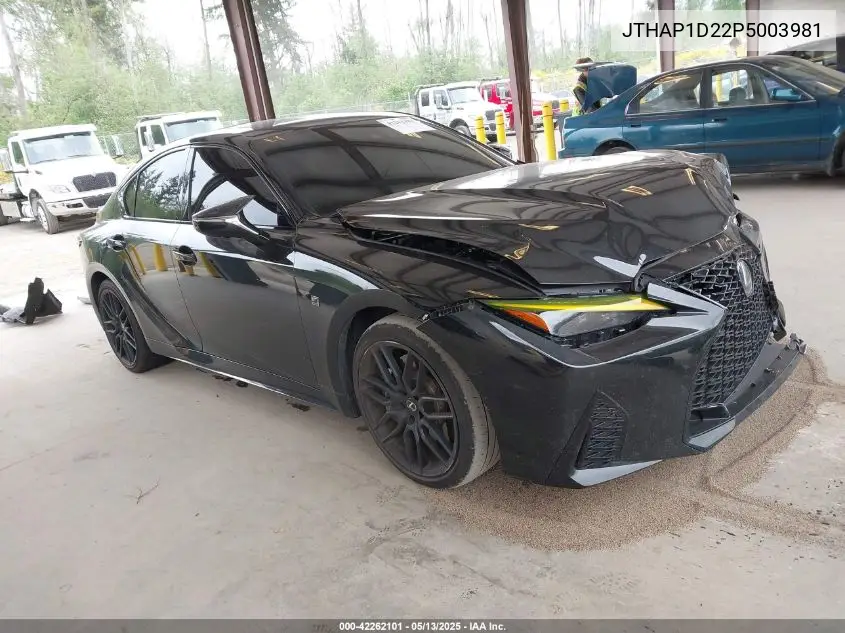 2023 Lexus Is 500 F Sport Performance Premium VIN: JTHAP1D22P5003981 Lot: 42262101