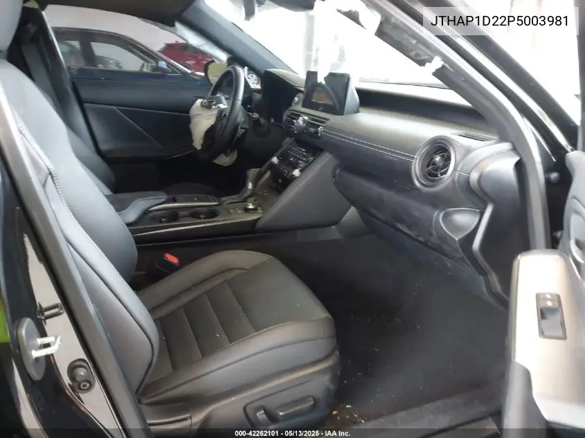 2023 Lexus Is 500 F Sport Performance Premium VIN: JTHAP1D22P5003981 Lot: 42262101