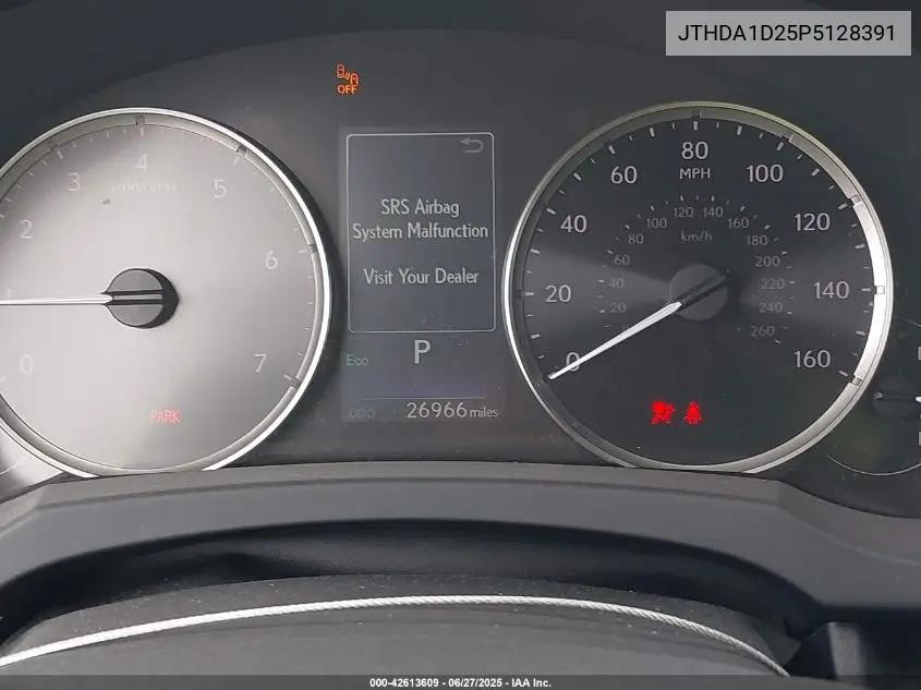 2023 Lexus Is VIN: JTHDA1D25P5128391 Lot: 42613609