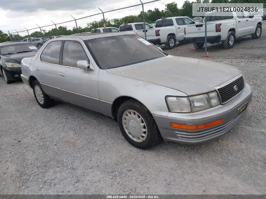 1990 Lexus Ls 400 VIN: JT8UF11E2L0024836 Lot: 42314445