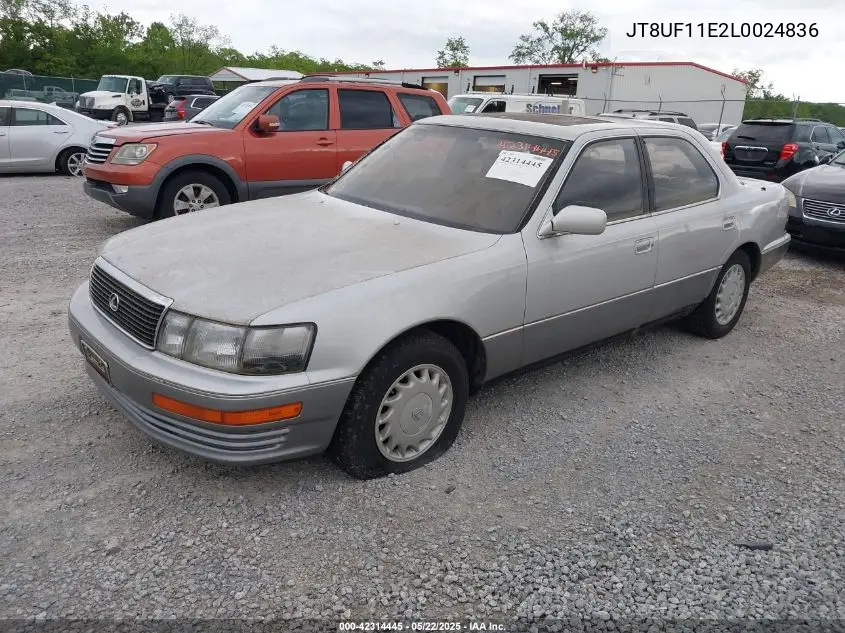 1990 Lexus Ls 400 VIN: JT8UF11E2L0024836 Lot: 42314445