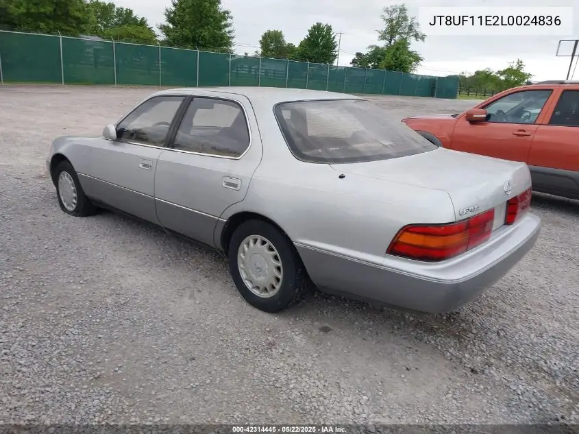 1990 Lexus Ls 400 VIN: JT8UF11E2L0024836 Lot: 42314445