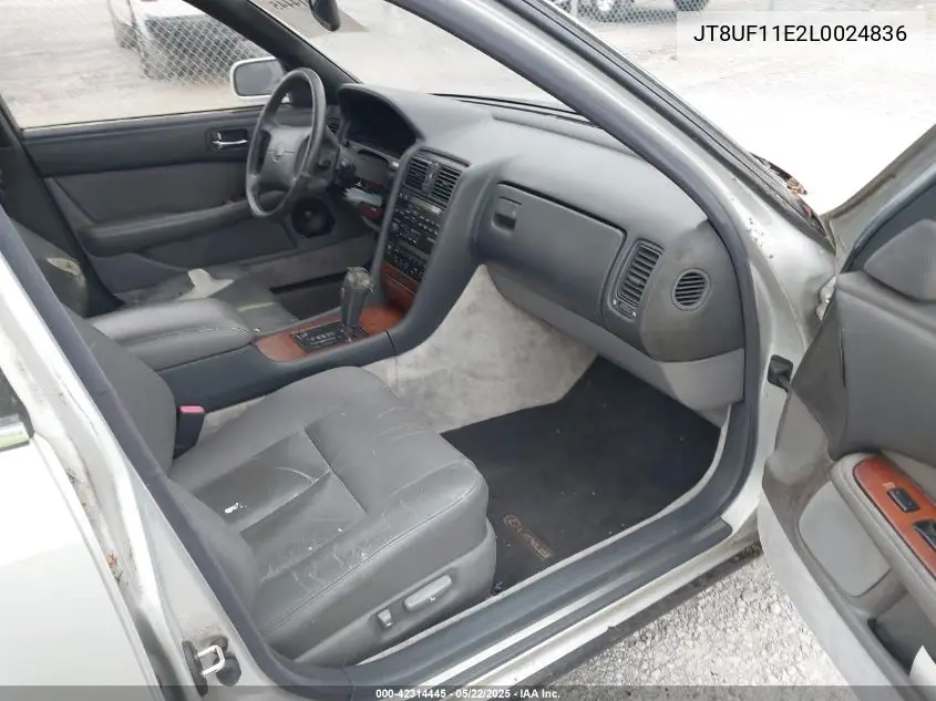 1990 Lexus Ls 400 VIN: JT8UF11E2L0024836 Lot: 42314445