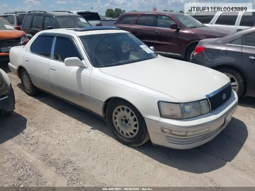 1990 Lexus Ls 400 VIN: JT8UF11E8L0043889 Lot: 42610851