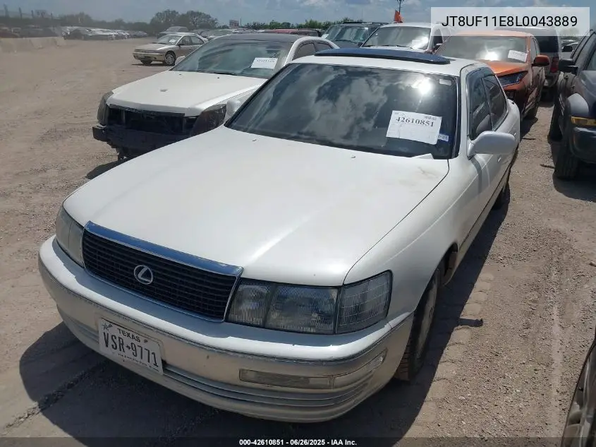1990 Lexus Ls 400 VIN: JT8UF11E8L0043889 Lot: 42610851