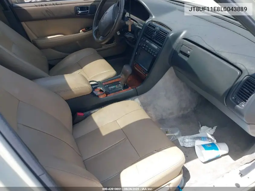 1990 Lexus Ls 400 VIN: JT8UF11E8L0043889 Lot: 42610851