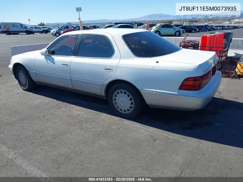 1991 Lexus Ls 400 VIN: JT8UF11E5M0073935 Lot: 41633383