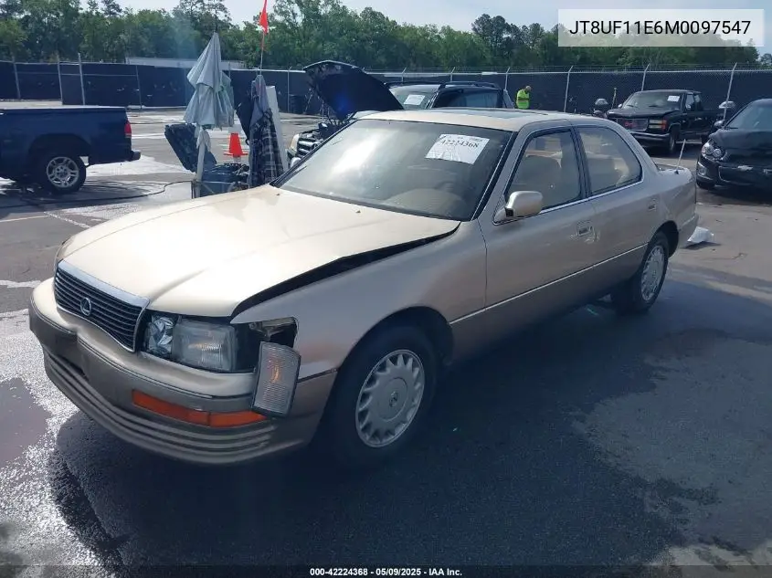 1991 Lexus Ls 400 VIN: JT8UF11E6M0097547 Lot: 42224368