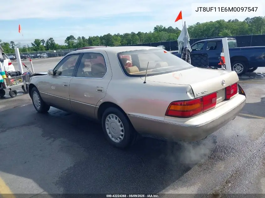 1991 Lexus Ls 400 VIN: JT8UF11E6M0097547 Lot: 42224368