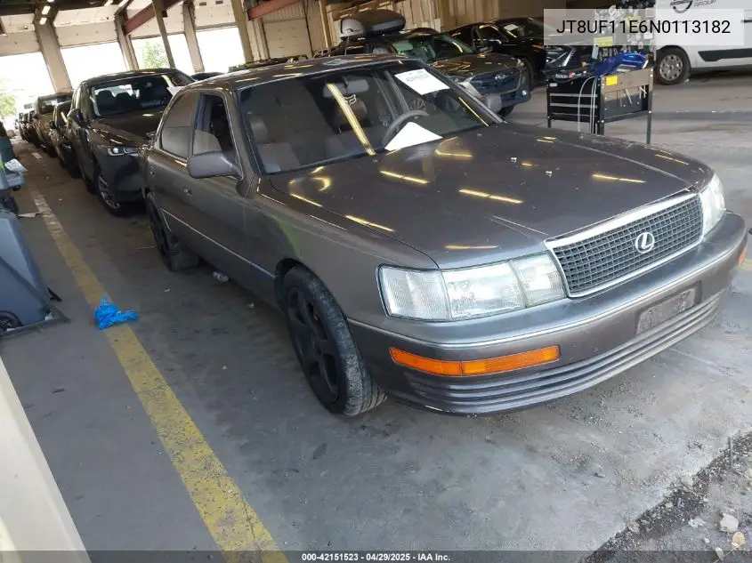 1992 Lexus Ls 400 VIN: JT8UF11E6N0113182 Lot: 42151523