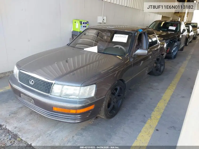 1992 Lexus Ls 400 VIN: JT8UF11E6N0113182 Lot: 42151523