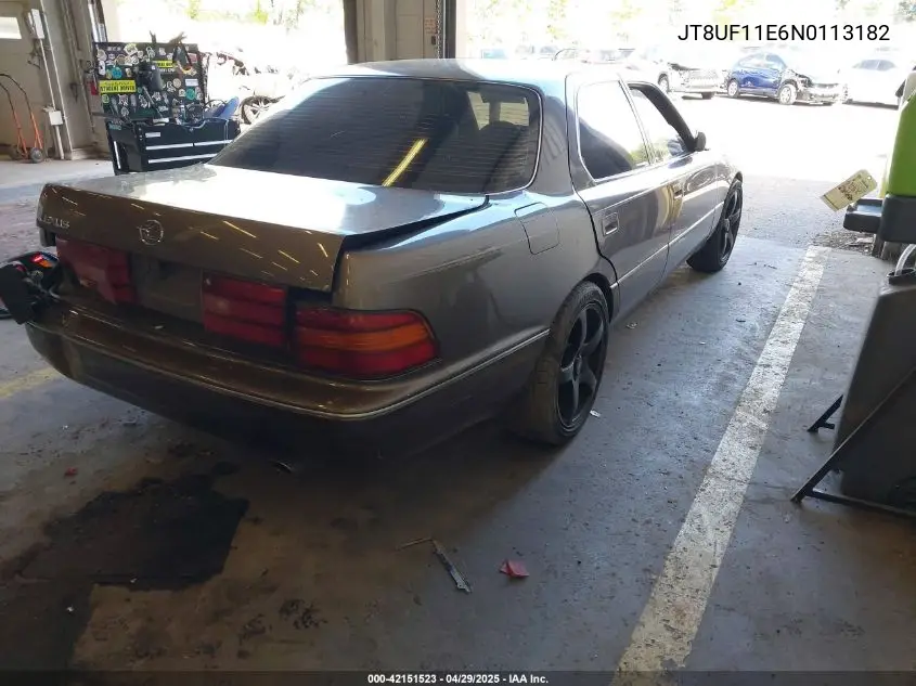 1992 Lexus Ls 400 VIN: JT8UF11E6N0113182 Lot: 42151523
