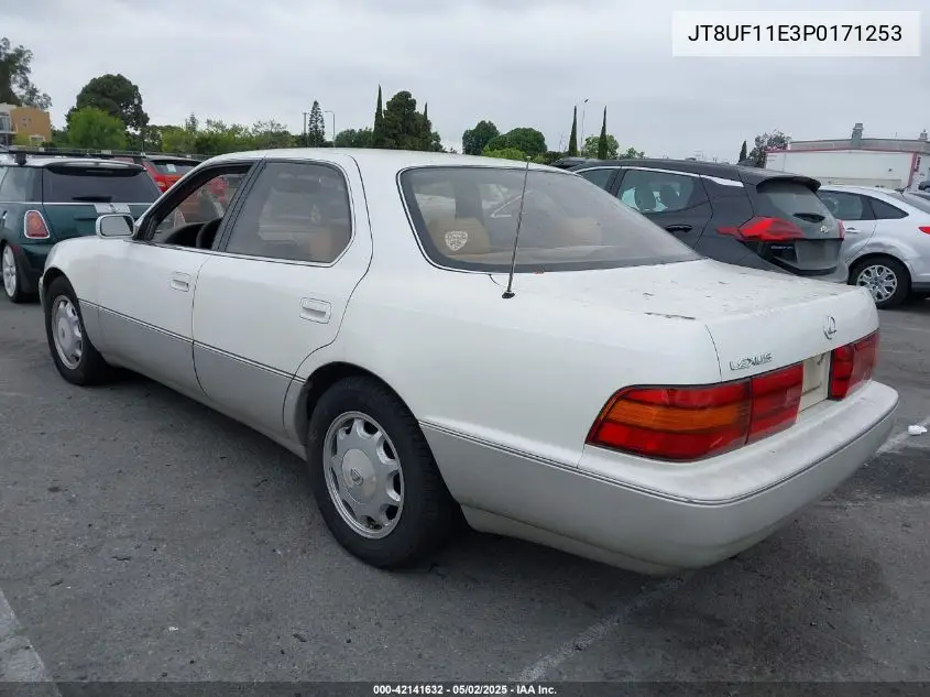 1993 Lexus Ls 400 VIN: JT8UF11E3P0171253 Lot: 42141632