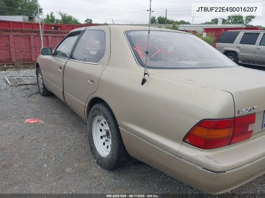 1995 Lexus Ls 400 VIN: JT8UF22E4S0016207 Lot: 42521529