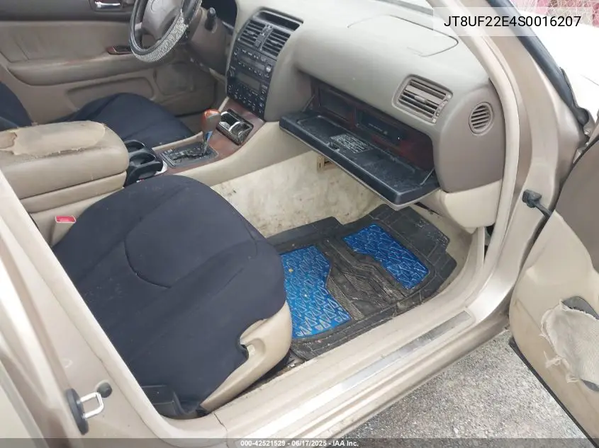 1995 Lexus Ls 400 VIN: JT8UF22E4S0016207 Lot: 42521529