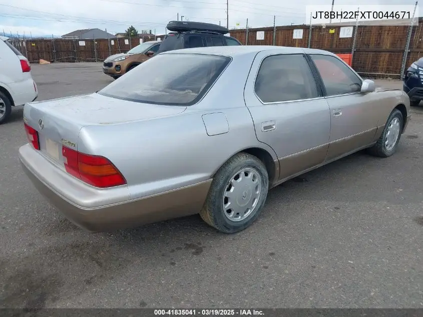 1996 Lexus Ls 400 VIN: JT8BH22FXT0044671 Lot: 41835041