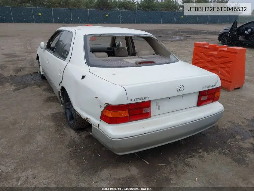 1996 Lexus Ls 400 VIN: JT8BH22F6T0046532 Lot: 41989719