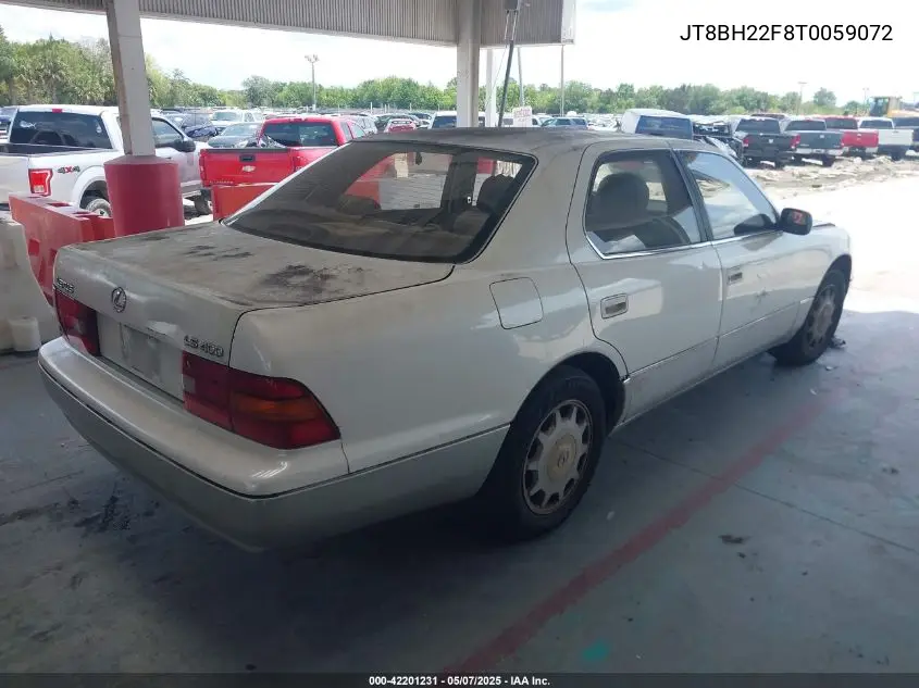 1996 Lexus Ls 400 VIN: JT8BH22F8T0059072 Lot: 42201231
