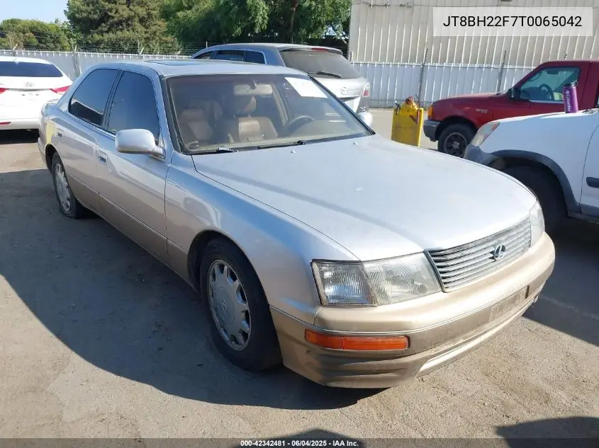 1996 Lexus Ls 400 VIN: JT8BH22F7T0065042 Lot: 42342481
