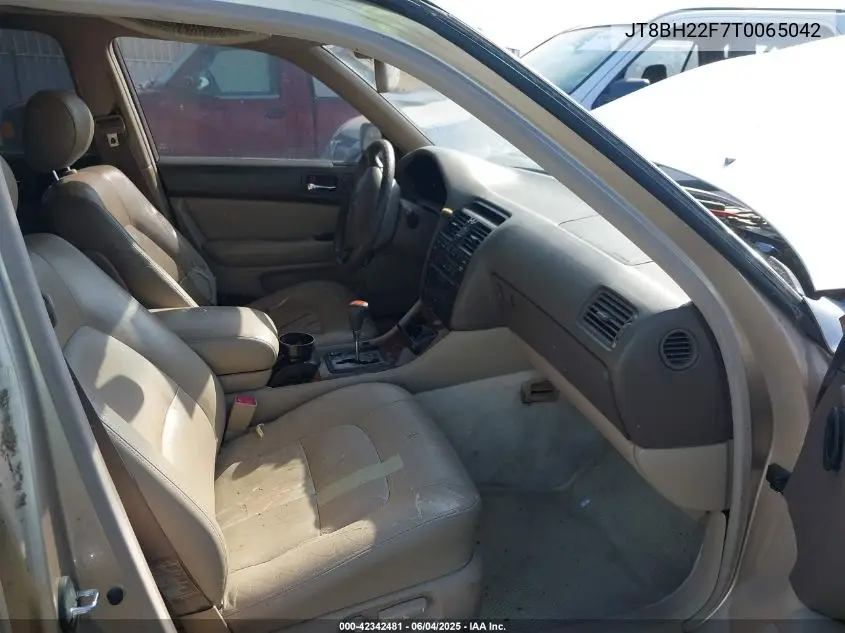1996 Lexus Ls 400 VIN: JT8BH22F7T0065042 Lot: 42342481