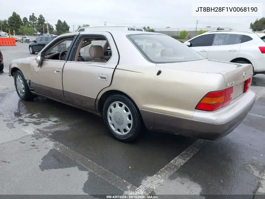 1997 Lexus Ls 400 VIN: JT8BH28F1V0068190 Lot: 42078234