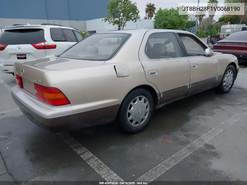 1997 Lexus Ls 400 VIN: JT8BH28F1V0068190 Lot: 42078234