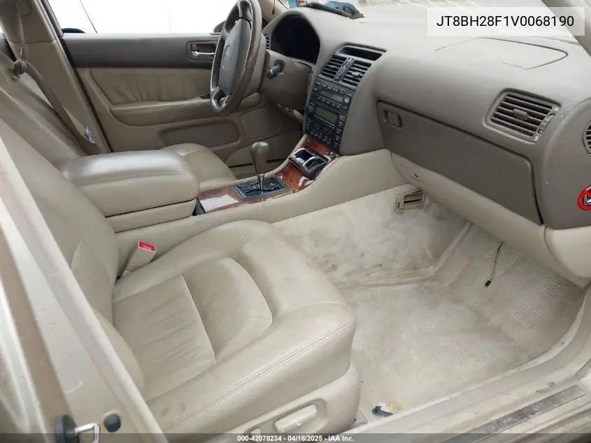 1997 Lexus Ls 400 VIN: JT8BH28F1V0068190 Lot: 42078234