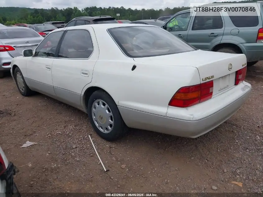 1997 Lexus Ls 400 VIN: JT8BH28F3V0070846 Lot: 42329241