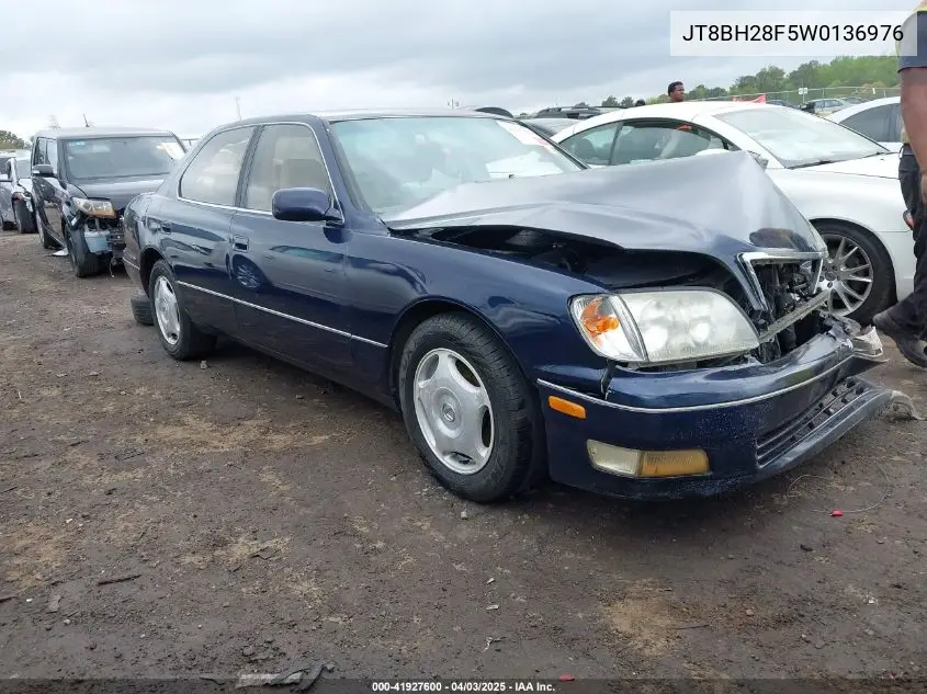 1998 Lexus Ls 400 VIN: JT8BH28F5W0136976 Lot: 41927600