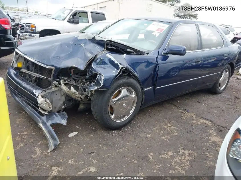 1998 Lexus Ls 400 VIN: JT8BH28F5W0136976 Lot: 41927600