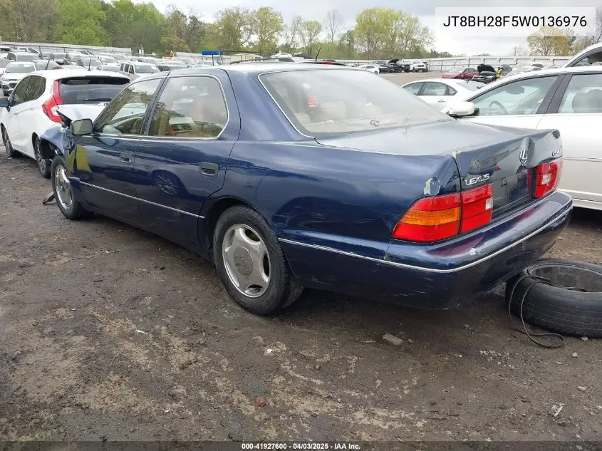 1998 Lexus Ls 400 VIN: JT8BH28F5W0136976 Lot: 41927600