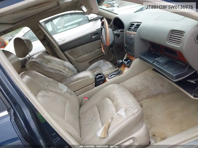 1998 Lexus Ls 400 VIN: JT8BH28F5W0136976 Lot: 41927600