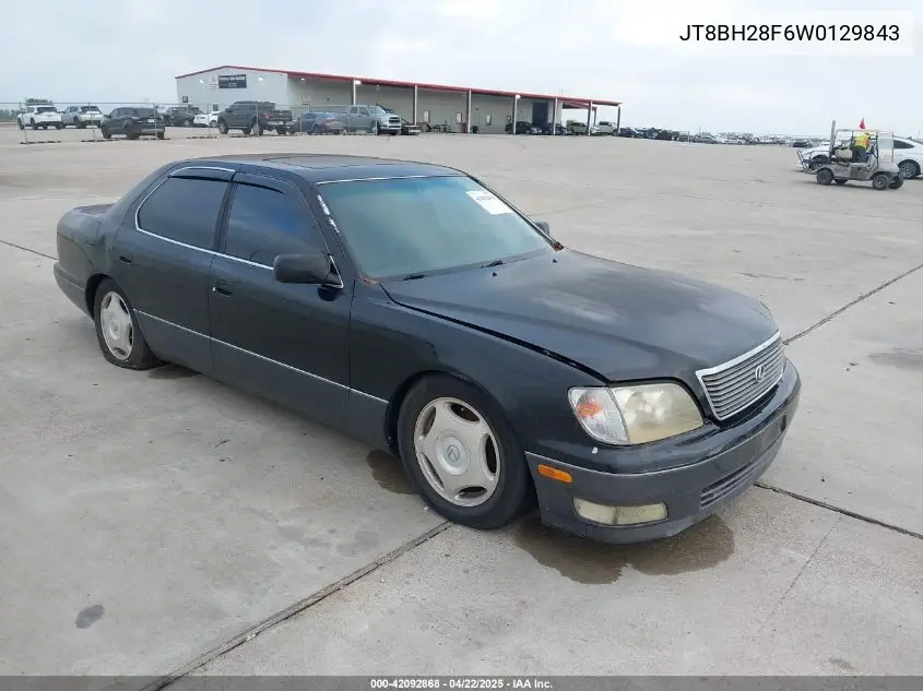 1998 Lexus Ls 400 VIN: JT8BH28F6W0129843 Lot: 42092868