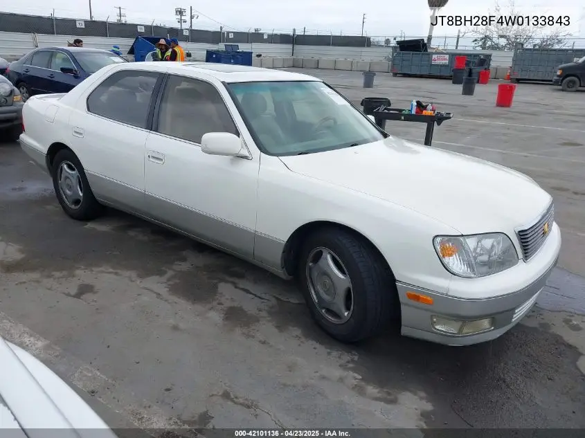 1998 Lexus Ls 400 VIN: JT8BH28F4W0133843 Lot: 42101136