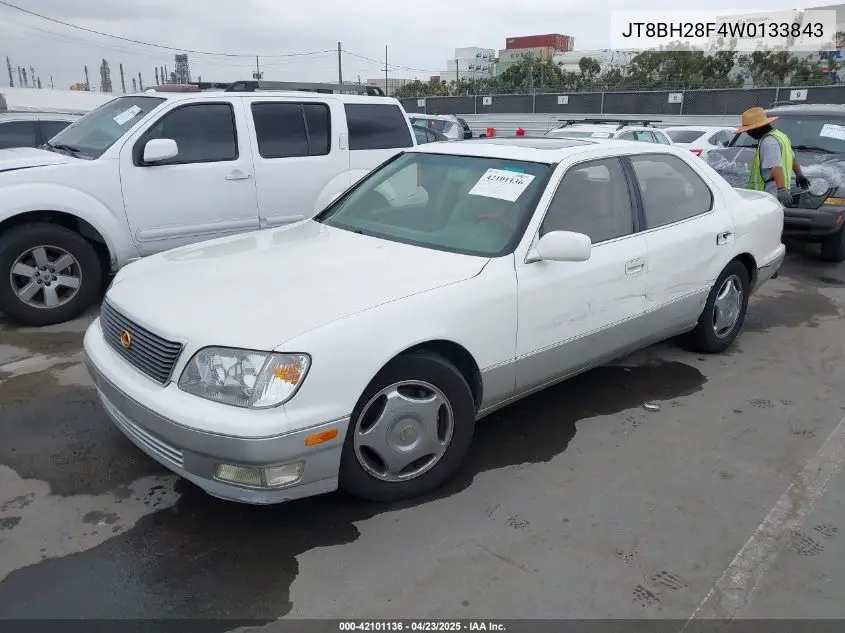 1998 Lexus Ls 400 VIN: JT8BH28F4W0133843 Lot: 42101136