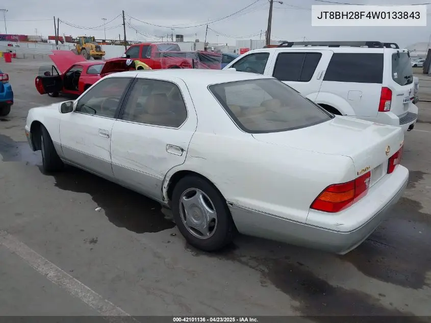 1998 Lexus Ls 400 VIN: JT8BH28F4W0133843 Lot: 42101136