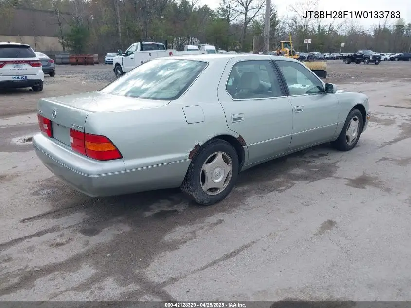 1998 Lexus Ls 400 VIN: JT8BH28F1W0133783 Lot: 42128329