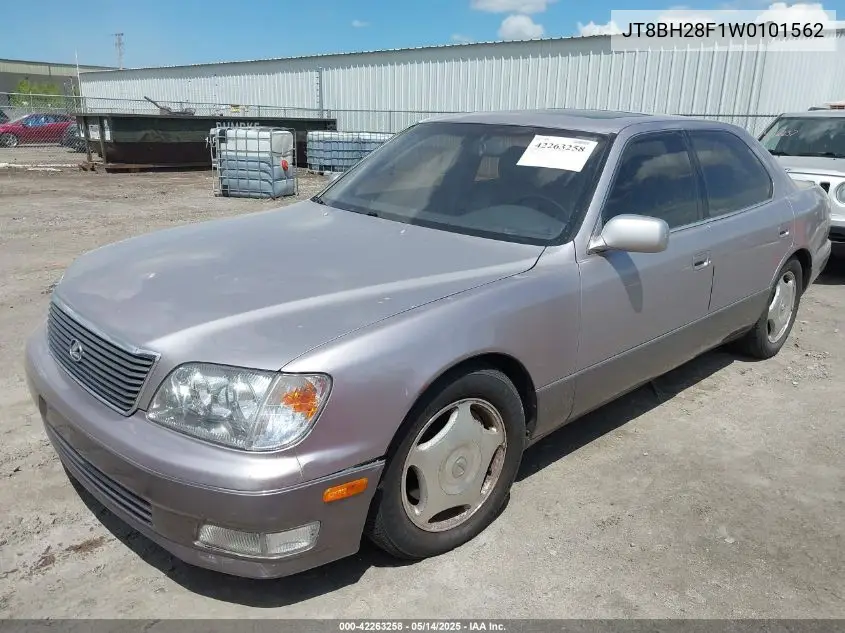 1998 Lexus Ls 400 VIN: JT8BH28F1W0101562 Lot: 42263258