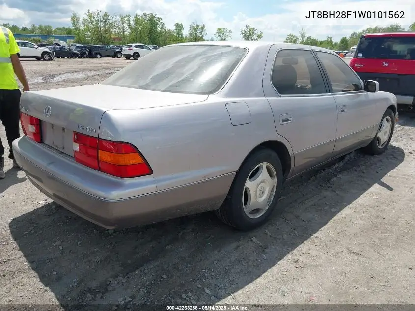 1998 Lexus Ls 400 VIN: JT8BH28F1W0101562 Lot: 42263258